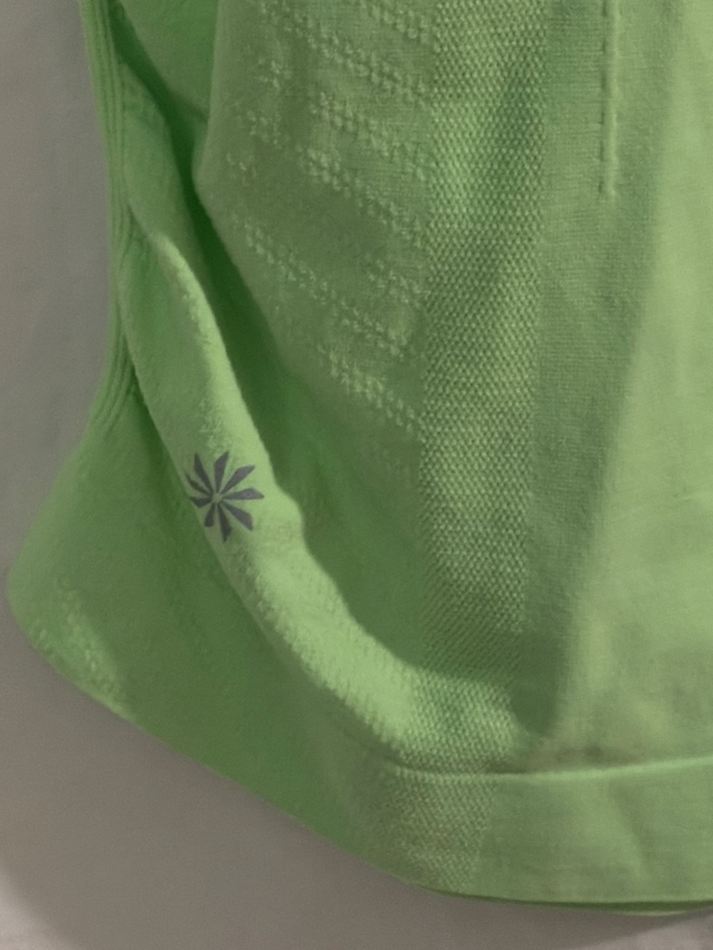 Athleta Light Green Short Sleeve Performance Tee - Picture 3 of 5